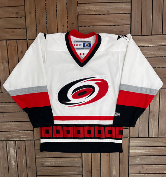 Carolina Hurricanes Hockey Jersey | Size Small | Vintage 2000s NHL Hockey White Jersey |