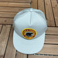 Algoma Central Railway Graphic Hat | Snap Back | Vintage 1990s Promotional Grey Cap |