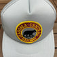 Algoma Central Railway Graphic Hat | Snap Back | Vintage 1990s Promotional Grey Cap |