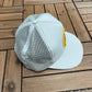 Algoma Central Railway Graphic Hat | Snap Back | Vintage 1990s Promotional Grey Cap |