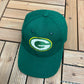 Green Bay Packers Embroidered Graphic Hat | Snap Back | Vintage 1990s NFL Football Green Cap |