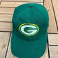 Green Bay Packers Embroidered Graphic Hat | Snap Back | Vintage 1990s NFL Football Green Cap |