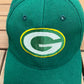 Green Bay Packers Embroidered Graphic Hat | Snap Back | Vintage 1990s NFL Football Green Cap |