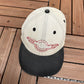 Daytona Beach Bike Week 2000 Graphic Hat | Metal Clasp | Vintage 2000s Motorcycle Beige Cap |