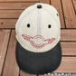 Daytona Beach Bike Week 2000 Graphic Hat | Metal Clasp | Vintage 2000s Motorcycle Beige Cap |