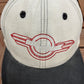 Daytona Beach Bike Week 2000 Graphic Hat | Metal Clasp | Vintage 2000s Motorcycle Beige Cap |