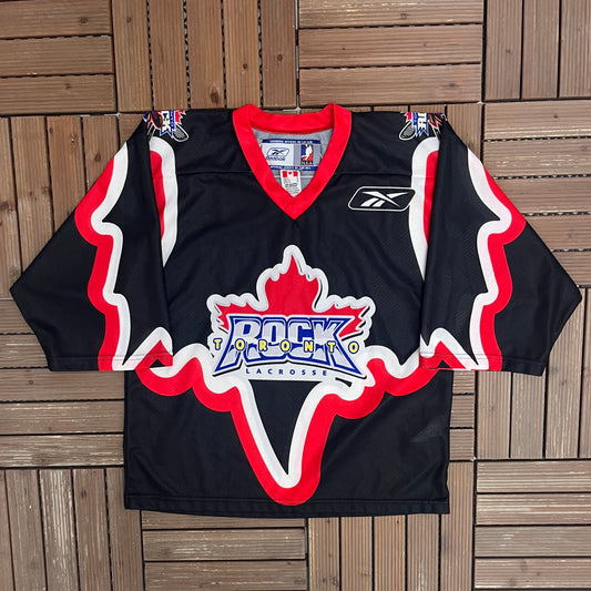 Toronto Rock Blaine Manning Lacrosse Jersey | Size Medium | Vintage 2000s Black Jersey |