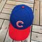 Chicago Cubs Nike Embroidered Graphic Hat | Strap Back | Vintage 2000s MLB Baseball Blue Cap |