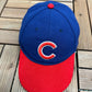 Chicago Cubs Nike Embroidered Graphic Hat | Strap Back | Vintage 2000s MLB Baseball Blue Cap |