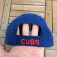 Chicago Cubs Nike Embroidered Graphic Hat | Strap Back | Vintage 2000s MLB Baseball Blue Cap |