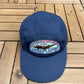 Lancaster Bomber Maritime Tour 1990 Graphic Hat | Snap Back | Vintage 1990s Military Blue Cap |