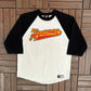 The Miz I'm Awesome Graphic Tee | Size Large | Vintage 2000s WWE Wrestling White 3/4 Sleeve T-Shirt |