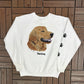 Fido's Famous Funwear Farley Graphic Crewneck | Size Large | Vintage 1990s Animal White Sweater |