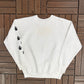Fido's Famous Funwear Farley Graphic Crewneck | Size Large | Vintage 1990s Animal White Sweater |