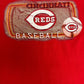 Cincinnati Reds Baseball Graphic Tee | Size Large | Vintage 2000s MLB Baseball Red T-Shirt |