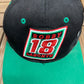 Bobby Labonte Joe Gibbs Racing Graphic Hat | Snap Back | Vintage 2000s NASCAR Racing Black Cap |