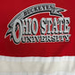 Ohio State Buckeyes Graphic Crewneck | Size X-Large | Vintage 1990s College Red Sweater |