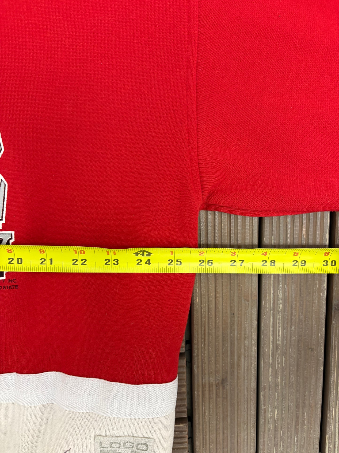 Ohio State Buckeyes Graphic Crewneck | Size X-Large | Vintage 1990s College Red Sweater |