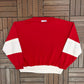 Ohio State Buckeyes Graphic Crewneck | Size X-Large | Vintage 1990s College Red Sweater |