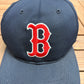 Boston Red Sox Embroidered Hat | Snap Back | Vintage 2000s MLB Baseball Blue Cap |