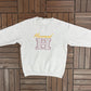 Harvard Crimson Stitched Graphic Crewneck | Size Medium | Vintage 1990s College Grey Sweater |