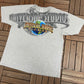 Universal Studios Florida Big Print Graphic Tee | Size XX-Large | Vintage 2000s Promotional Grey T-Shirt |