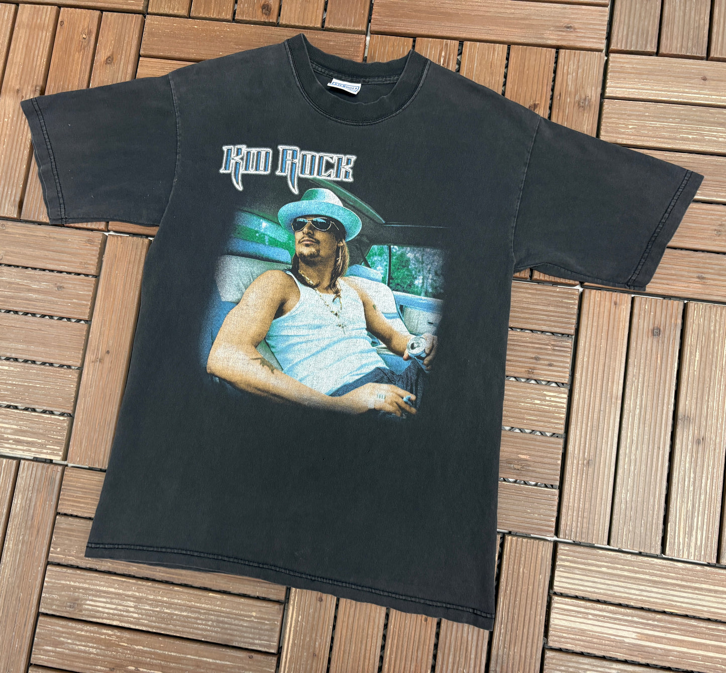 Kid Rock Cocky Tour 2002 Graphic Tee | Size Medium | Vintage 2000s Music Black T-Shirt |