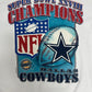 Dallas Cowboys Super Bowl XXVIII Champions Graphic Tee | Size Large | Vintage 1990s NFL Football White T-Shirt |