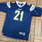San Diego Chargers LaDainian Tomlinson Football Jersey | Size Youth X-Large | Vintage 2000s NFL Football Blue Jersey |