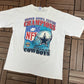 Dallas Cowboys Super Bowl XXVIII Champions Graphic Tee | Size Large | Vintage 1990s NFL Football White T-Shirt |