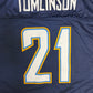 San Diego Chargers LaDainian Tomlinson Football Jersey | Size Youth X-Large | Vintage 2000s NFL Football Blue Jersey |