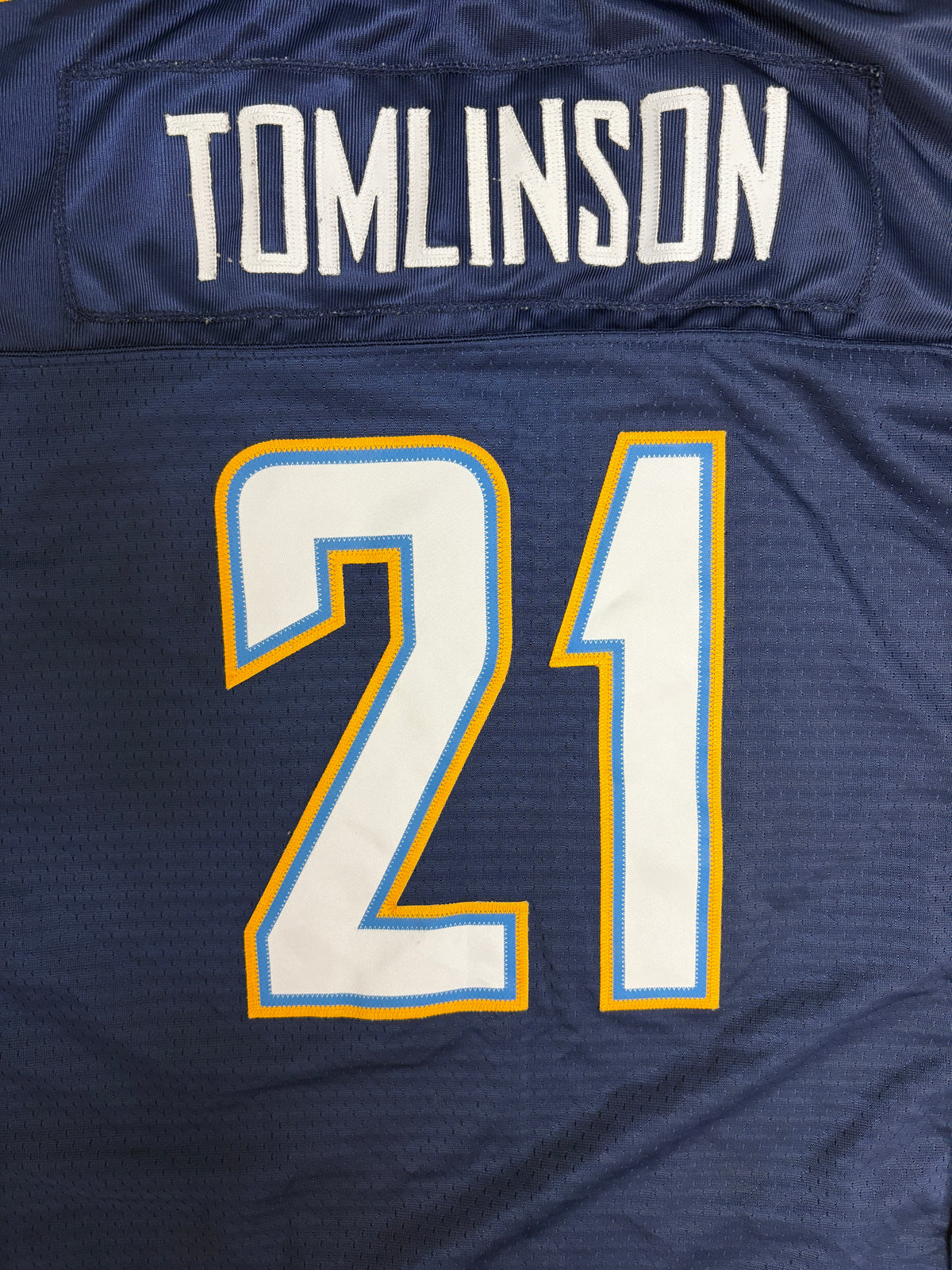 San Diego Chargers LaDainian Tomlinson Football Jersey | Size Youth X-Large | Vintage 2000s NFL Football Blue Jersey |
