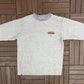 Pittsburgh Steelers Stitched Graphic Fleece Crewneck | Size Medium | Vintage 1990s NFL Football Grey Sweatshirt |