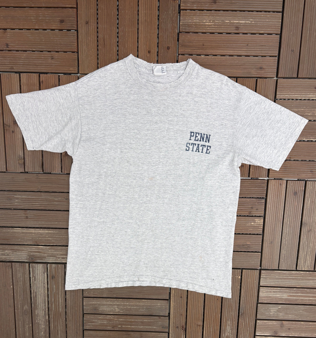 Penn State Nittany Lions Graphic Tee | Size X-Large | Vintage 1990s College Grey T-Shirt |