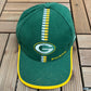 Green Bay Packers Embroidered Graphic Hat | Strap Back With Clasp | Vintage 2000s NFL Football Green Cap |