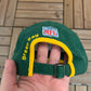 Green Bay Packers Embroidered Graphic Hat | Strap Back With Clasp | Vintage 2000s NFL Football Green Cap |