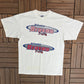 Atlanta Braves Baseball Graphic Tee | Size Medium | Vintage 2000s MLB Baseball White T-Shirt |