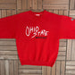 Ohio State University Buckeyes Graphic Crewneck | Size Medium | Vintage 1990s College Red Sweater |