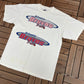 Atlanta Braves Baseball Graphic Tee | Size Medium | Vintage 2000s MLB Baseball White T-Shirt |