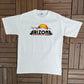 Arizona Canyons Landscape Graphic Tee | Size Large | Vintage 1980s Tourist White T-Shirt |