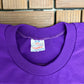 Minnesota Vikings Jersey Style Graphic Tee | Size Small | Vintage 1980s NFL Football Purple T-Shirt |