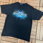 Starcraft II: Wings Of Liberty Graphic Tee | Size Large | Vintage 2000s Video Game Black T-Shirt |