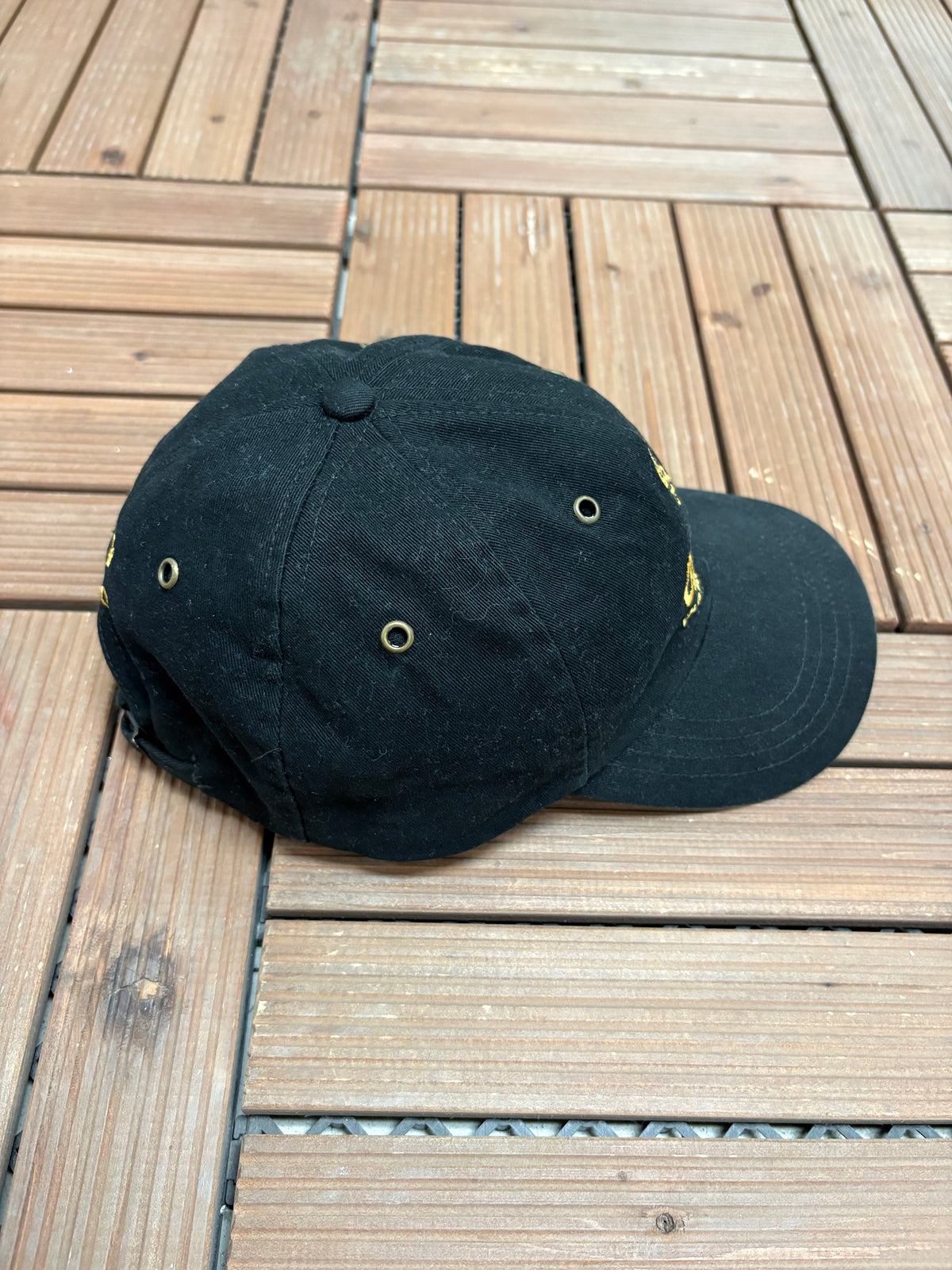 Team Canada Hockey Team 2002 Salt Lake City Olympics Hat | Metal Clasp | Vintage 2000s Black Cap |
