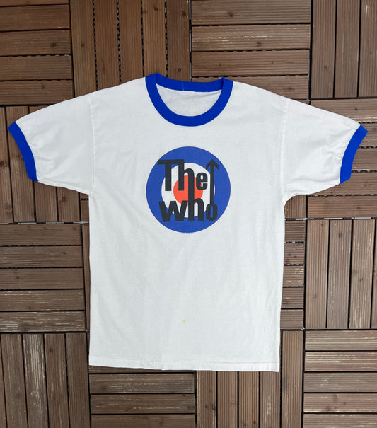 The Who Graphic Tee | Size X-Large | Vintage 2000s Rock Band White T-Shirt |