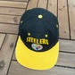 Pittsburgh Steelers Embroidered Graphic Hat | Youth Snap Back | Vintage 2000s NFL Football Black Cap |