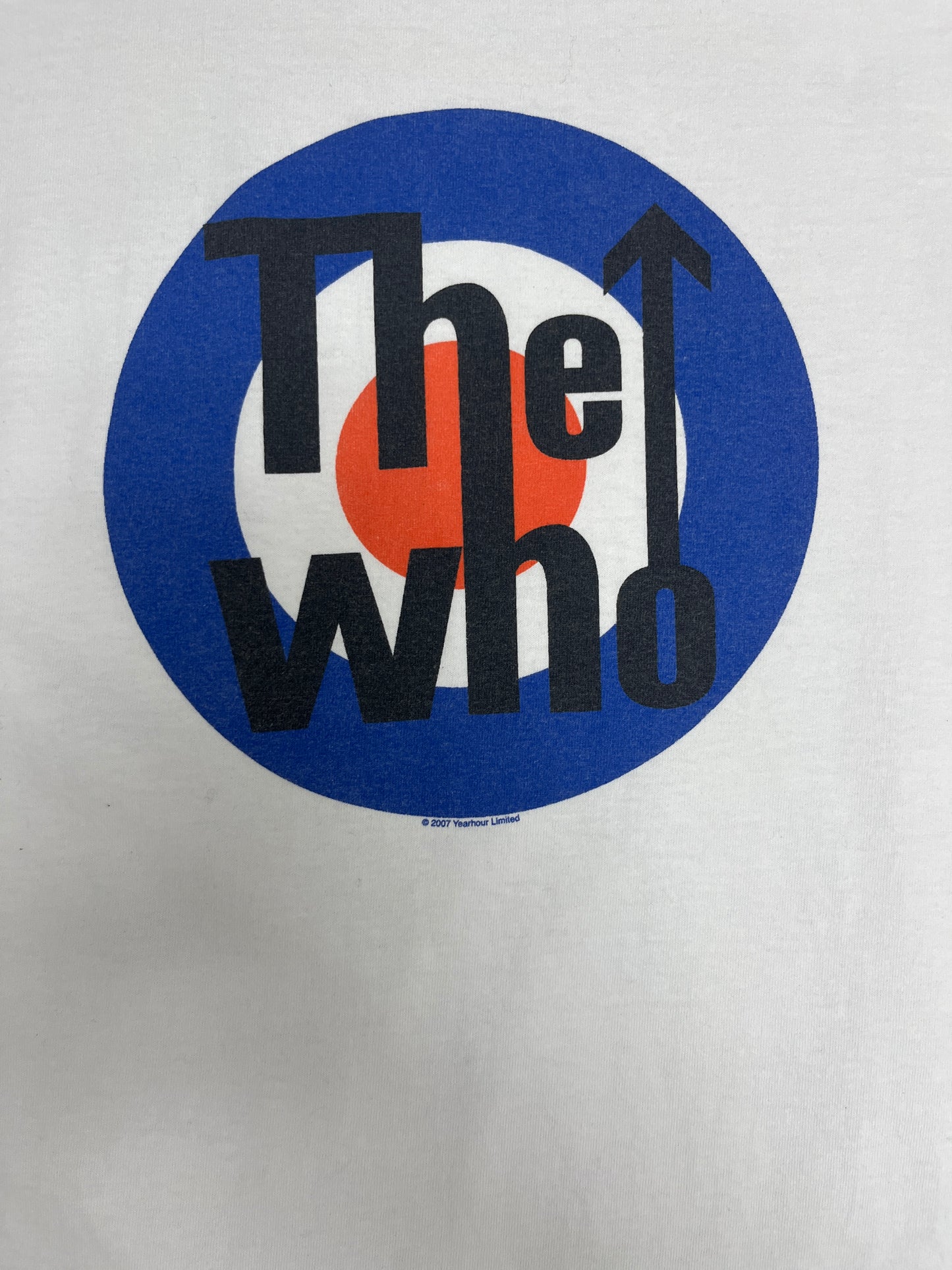 The Who Graphic Tee | Size X-Large | Vintage 2000s Rock Band White T-Shirt |