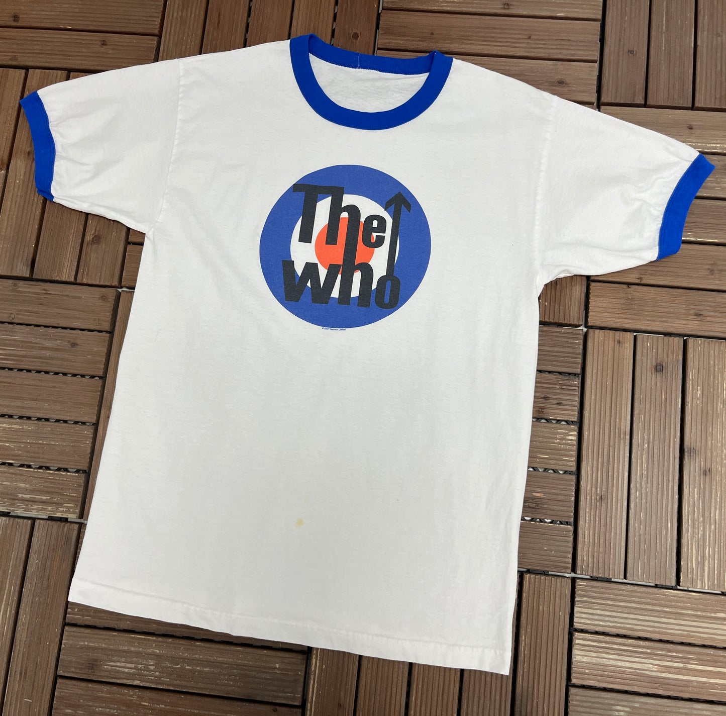 The Who Graphic Tee | Size X-Large | Vintage 2000s Rock Band White T-Shirt |