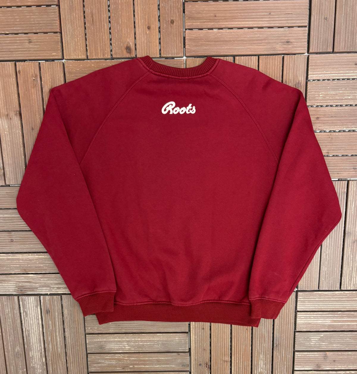 Team Canada 2002 Salt Lake City Olympics Graphic Crewneck | Size Large | Vintage 2000s Promotional Red Sweater |