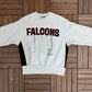 Atlanta Falcons Stitched Graphic Crewneck | Size Large | Vintage 1990s NFL Football Grey Sweater | Made in USA |