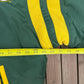 Green Bay Packers Embroidered Graphic Jacket | Size X-Large | Vintage 1990s NFL Football Green Jacket |